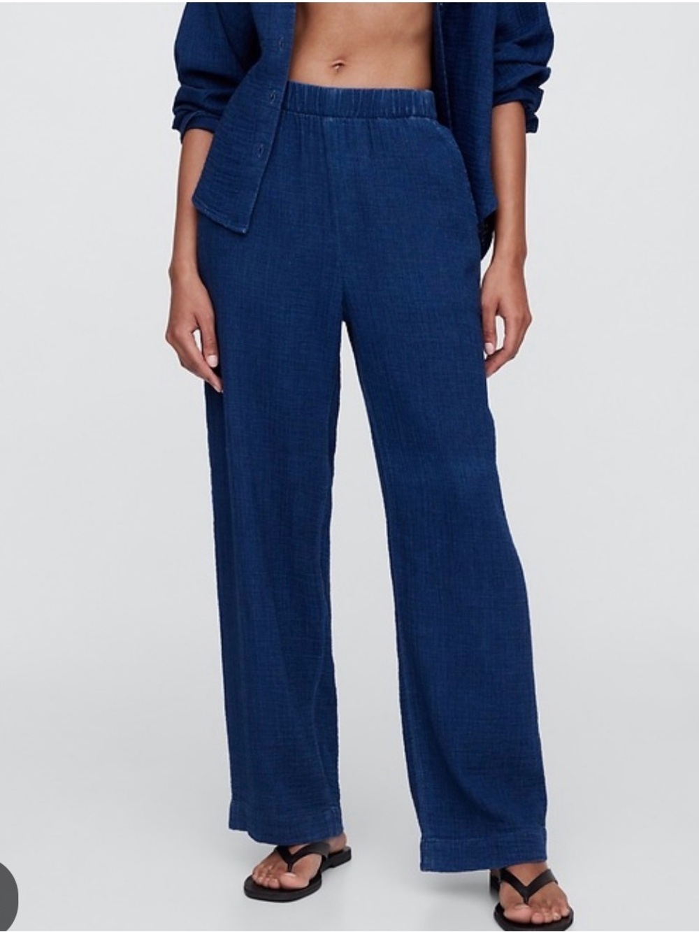 New Gap Pull On Gauzy Pant-M